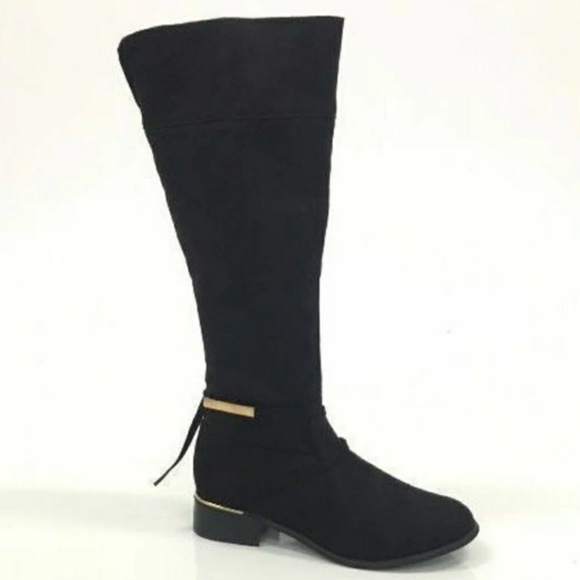 Shoes - 👋Women's Tall Faux Suede Knee High Boots 👋